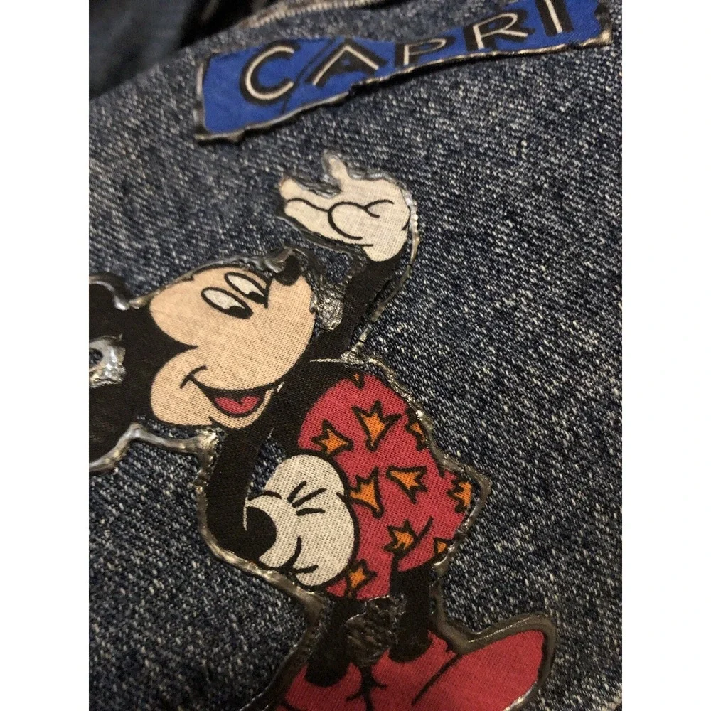 Vtg Levis Trucker Jacket Men's‎ M Blue Denim 70507-4890 Mickey Mouse World Tour